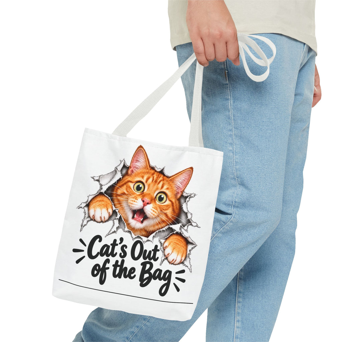 Cat’s Out of the Bag Tote Bag